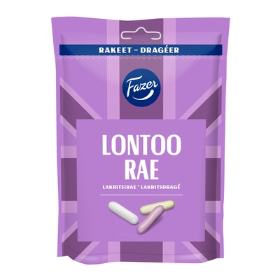 Fazer Lontoo rae lakritsi 175g - Makeiset - 6416453039940 - 1