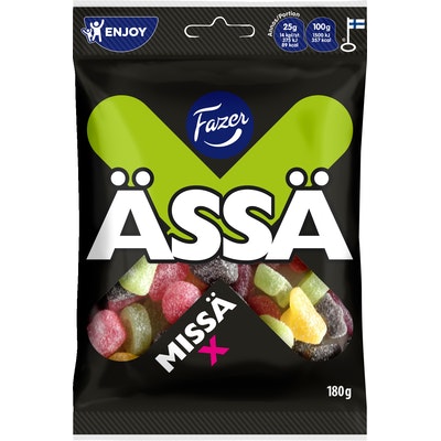 Fazer Missä X karkkipussi 180g - Makeiset - 6411401036200 - 1