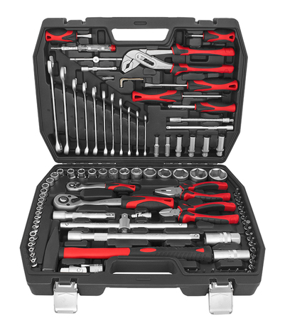 Verktøysett 1/4", 1/2", 101 deler - Pipesett - 6420286824420 - 1