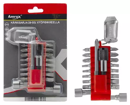 Kärkisarja 20-osaa Amrox - Ruuvauskärjet ja pidikkeet - 6420286903460 - 2