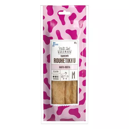 Rouhetikku koiralle nauta-riista 80g - Koiran puruluut - 6430066384280 - 1