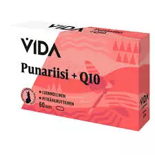 Punariisi + Q10 Vida 60kaps 37g - Ravintolisät - 6430080441570 - 1