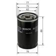 BOSCH Auton Öljysuodatin P 2044 - BOSCH auton öljysuodattimet - 3165142302270 - 2