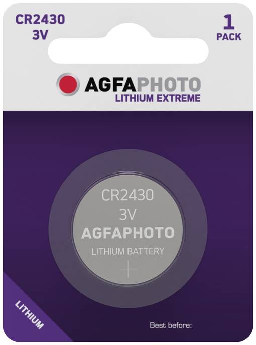 Agfa CR2430 lithiumparisto - Paristot - 4250175805610 - 1
