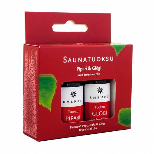 Emendo Saunatuoksu Pipari & Glögi 2x10ml - Löylytuoksut ja-tuotteet - 6417892021060 - 1