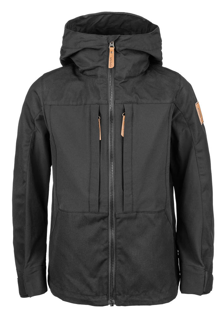 Barnas utetøyjakke Anar Manna Jr Svart - Anar tur- og fjellklær - 6438014274690 - 3