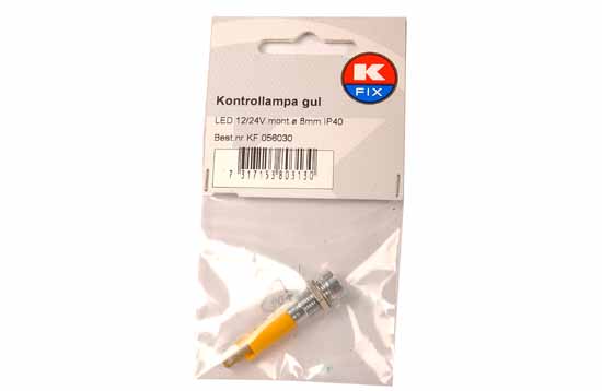 Merkkivalo 12/24V keltainen LED - Muut auton sähköosat - 7317153803130 - 1