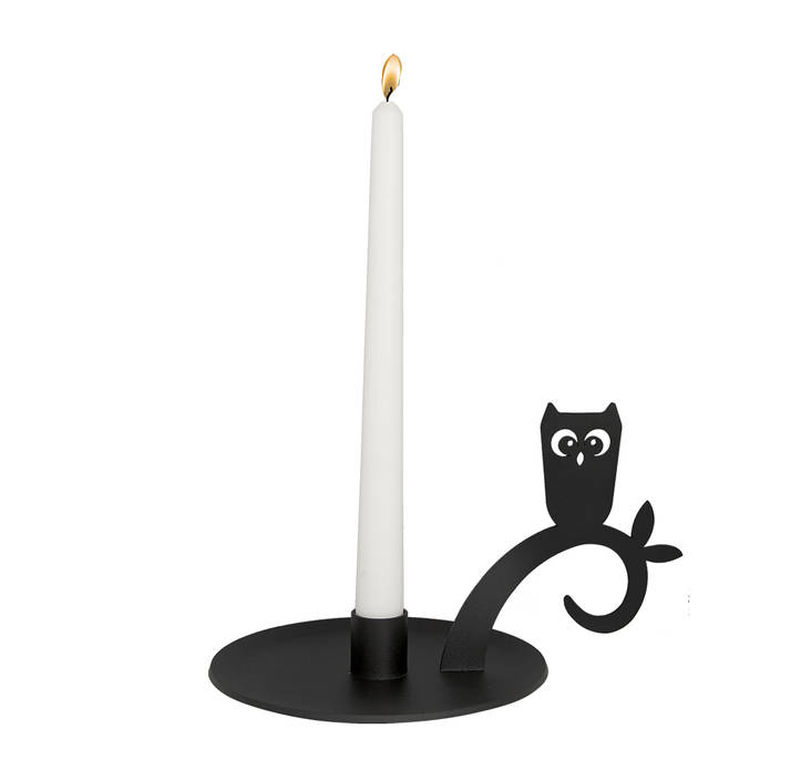 Ugle Lysestake - Dekorative gjenstander - 7350027563440 - 1