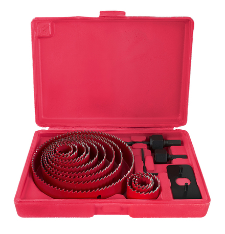 Borings-sett 19-127mm - Hullesager - 6420286812250 - 1