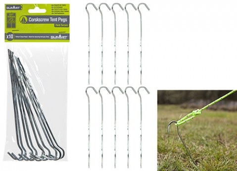 Summit telttakiila 10kpl - Teltat ja laavut - 5035288099540 - 1