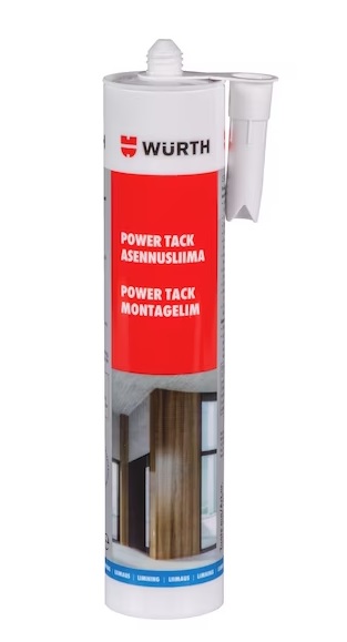 Wurth Power Tack Asennusliima 290 ml - Liimat ja teipit - 4045989820450 - 1
