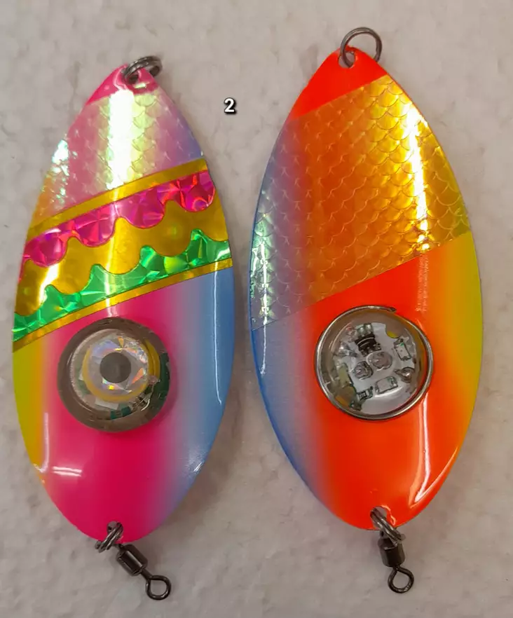 Blinke Fiskestang Laks-Armas farge 2 - Pilker - 3912300013680 - 1