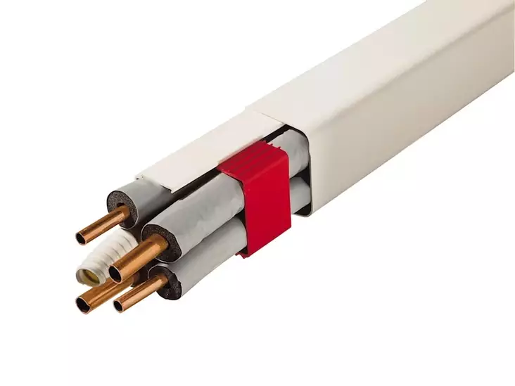 Asennuskanava 80x60 2m - Ilmalämpöpumppujen tarvikkeet - 6438056123680 - 1