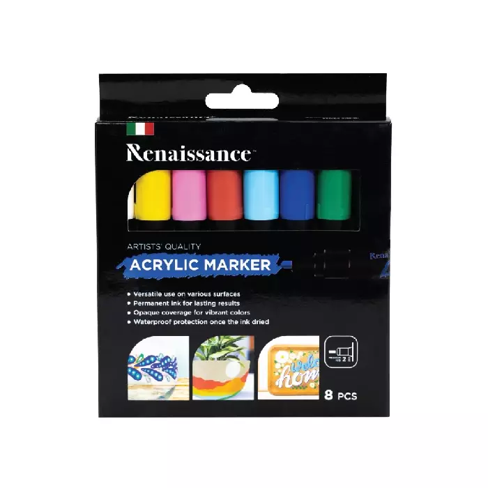 Akryylitussit perusvärit - Kynät ja piirtäminen - 8851907325770 - 1