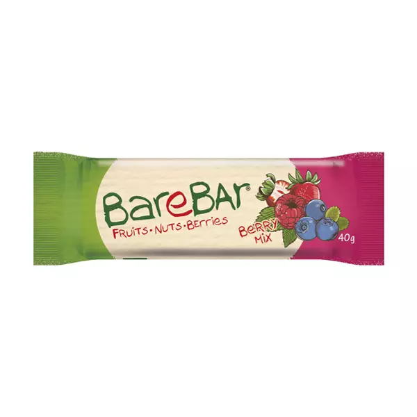 Barebar Berry mix 40g Råkepinne - Kosttilskudd - 6430067847760 - 1