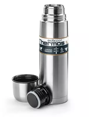 Termospullo 1l terästä - Termoser - 4741555038310 - 1