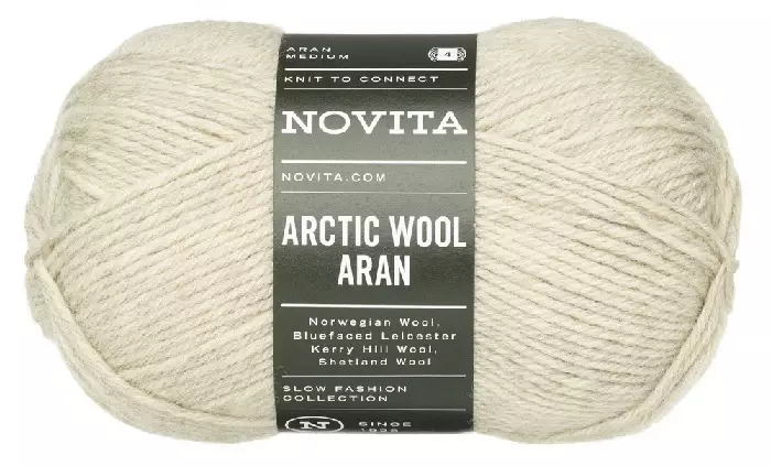 100% Villalanka Arctic Wool Aran Novita - Novita Islandsk Ull garn - 6412618208480 - 1