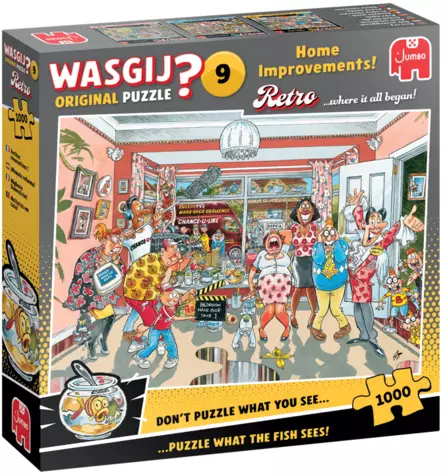 Palapeli Wasgij Original Retro Home Improvements! - 1000 palan palapelit - 8721017602811 - 1