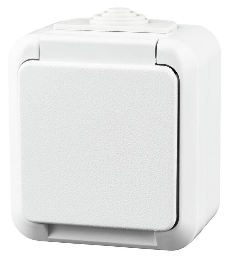 Airam Pistorasia 1-osianen IP44 - Sähkörasiat - 6435200204431 - 1