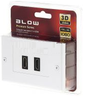 HDMI liitäntä seinälle - Kaapeliadapterit - 5900804058151 - 1