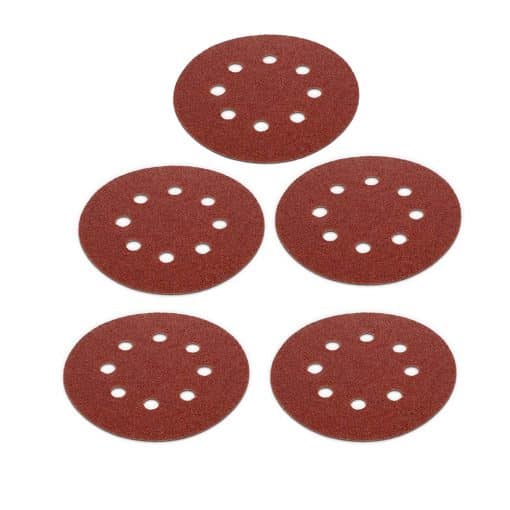 Hiomapyörö tarralla 125mm 5kpl - Hiomapaperit koneisiin - 5400338050251 - 1