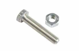 Kuusioruuvi ja mutteri M4x20 - Pultit ja mutterit - 7317152473891 - 2