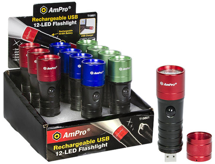 Led käsivalaisin 37lm usb-ladattava - Paristo-ja ladattavat valaisimet - 795609198011 - 1