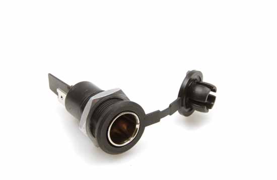 Pistorasia Ø12mm 2-napainen - Auton liittimet ja sähköjohdot - 7317153870781 - 1