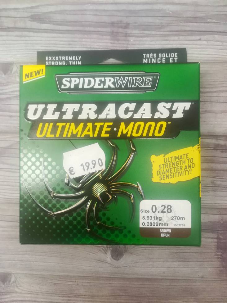 SpiderWire Ultracast Ultimate Mono monofilamentline - Fiskesnører - 022021595211 - 1