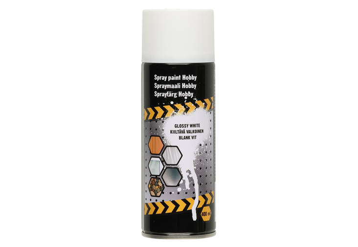 Spraymaling Hobby blank hvit - Spraymalinger - 6410416035451 - 1