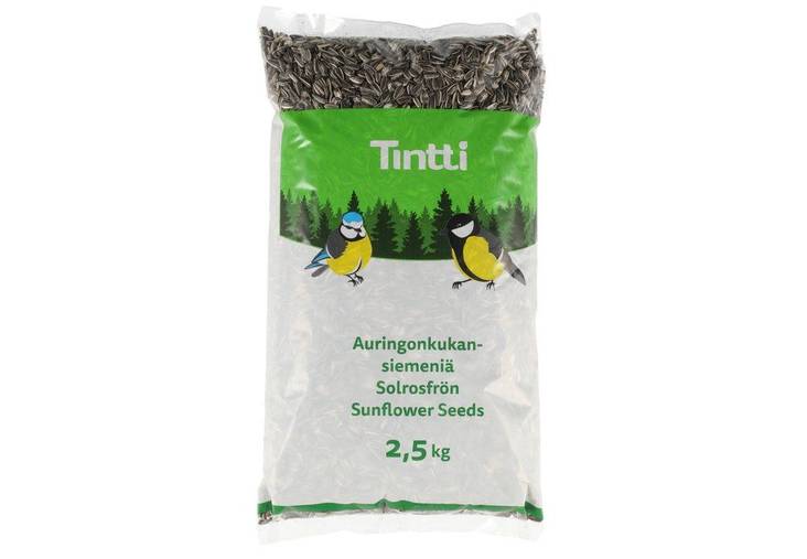 Tintti solsikkefrø 2,5kg - Fuglemat - 6410412377241 - 1
