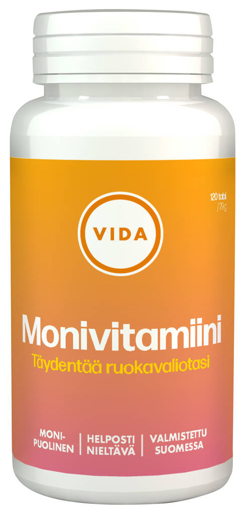 Vida Multivitamin 120 tabletter. - Vitaminer - 6430067845421 - 1
