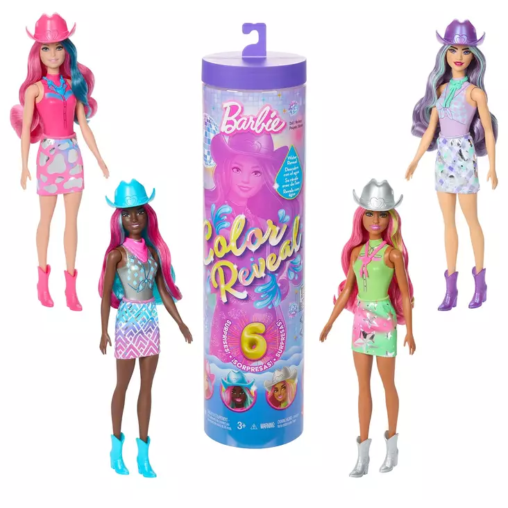 Barbie Yllätysnukke Color Reveal Disco Stars - Barbiet ja muotinuket - 194735273966 - 1