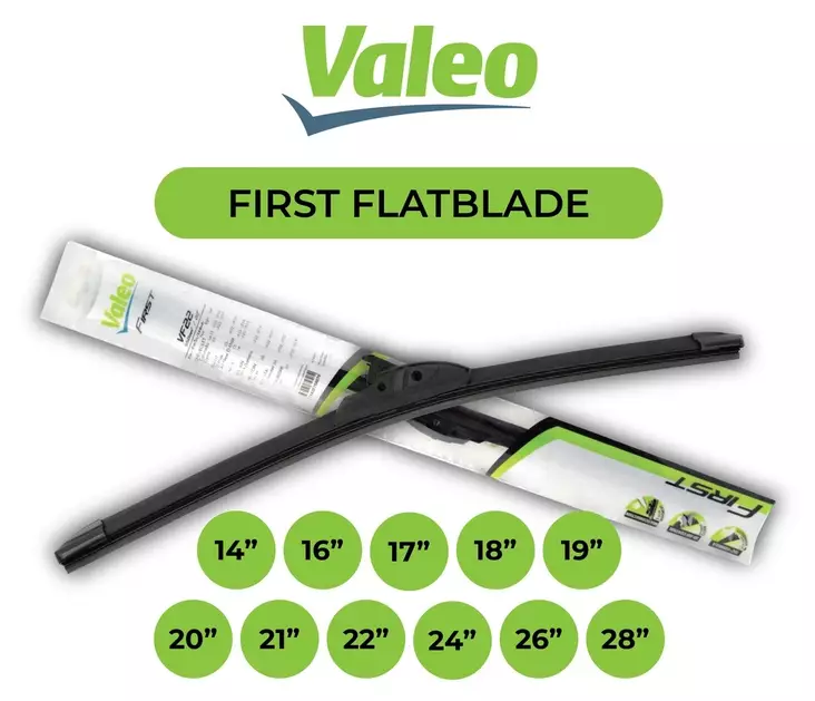 Pyyhkijänsulka First Flatblade Valeo - Vindusviskere for biler - 3912300015271 - 1