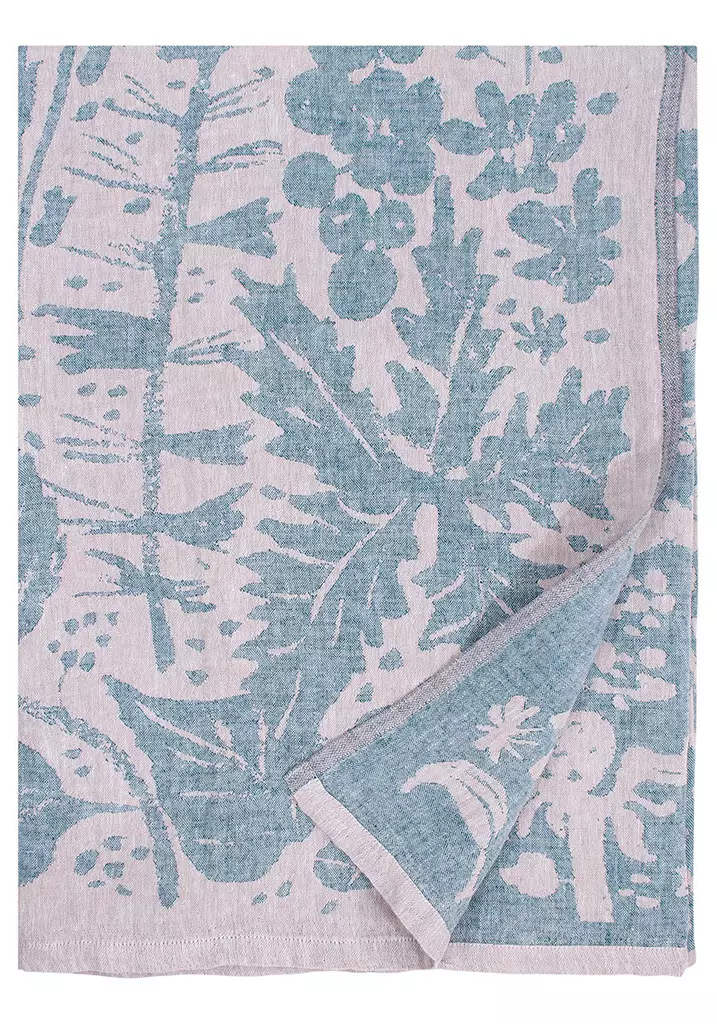 Pellavaliina Villiyrtit Lapuan Kankurit - Kastepledd og ulltepper - 6417695313331 - 1