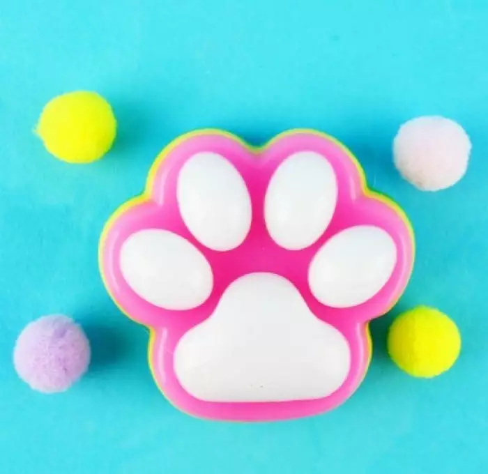 Squishy kissan tassut Sateenkaari - Fidgetit - 7300009549511 - 1