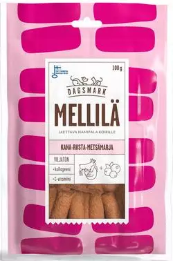 Dagsmark Mellilä 100g kylling-vilt - Hundegodbiter og tørkede snacks - 6430066381661 - 1