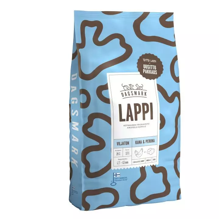 Koiran Kuivaruoka 10kg Dagsmark Lappi Viljaton Kana-Peruna - Koiran kuivaruoka - 6430066380121 - 1