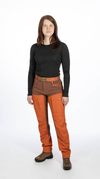 Anar Galda Orange dame turbukser - Anar tur- og fjellklær - 6438014252032 - 1