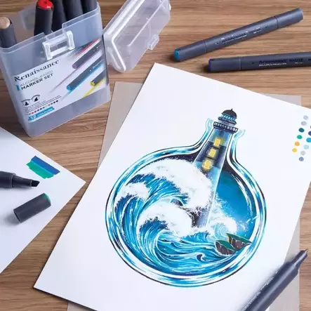 Tussit 12kpl - Kunstmalingsutstyr - 8851907306212 - 2