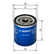 BOSCH Bil Oljeskiftfilter P 7078 - BOSCH biloljefilter - 4047024715882 - 2