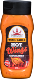 Poppamies Wing Sauce Hot 340g - Kastikkeet ja öljyt - 6430034018162 - 1