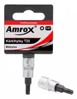 Torx-kärkihylsy 1/4" T10 Amrox - Hylsyt - 6420286909912 - 1
