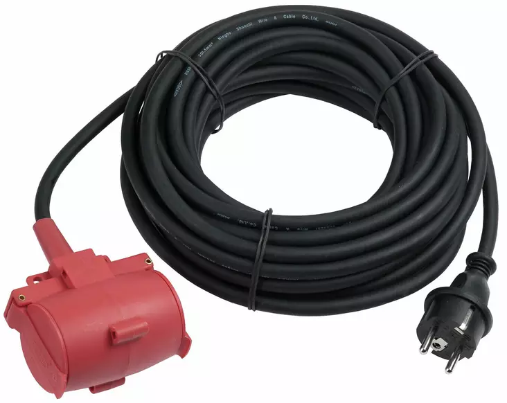 2-osainen Kumijatkojohto 3X1,5MM² - Jatkojohtot - 6435200259912 - 1