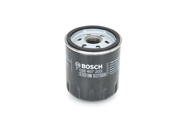 BOSCH Auto Öljysuodatin P 7203 - BOSCH auton öljysuodattimet - 4047025654982 - 1