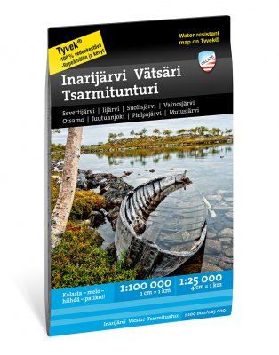 Calazo kartta Inarijärvi-Vätsäri-Tsarmi- - Retkeilykartat - 9789188335692 - 1