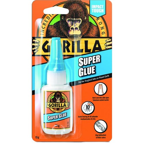 Gorilla super glue 15g - Liimat ja teipit - 5704947004262 - 1