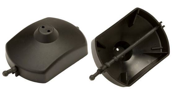 Jääkairan teräsuoja musta 110mm / 4" - Talvikalastustarvikkeet - 6416038103202 - 1