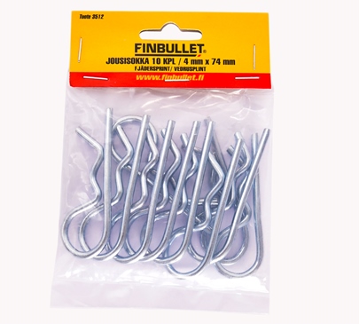 Jousisokka 4x74mm 10kpl - Aisalukot - 6438152035122 - 1