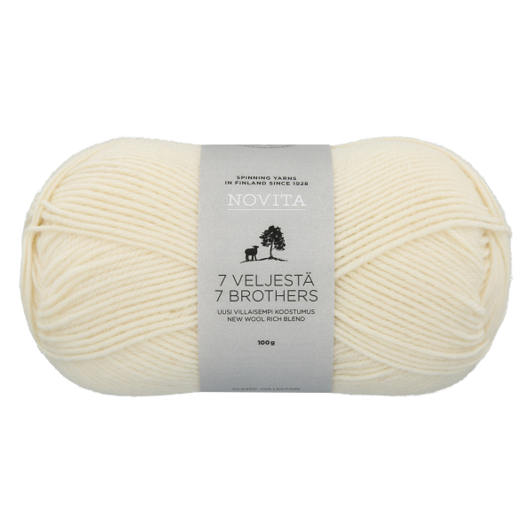 Lanka 7 Veljestä 100g Novita - Novita 7 Veljestä langat - 6412618201122 - 1
